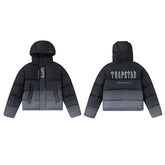 Trapstar Ombre Fade Puffer Jacket - Black/Grey